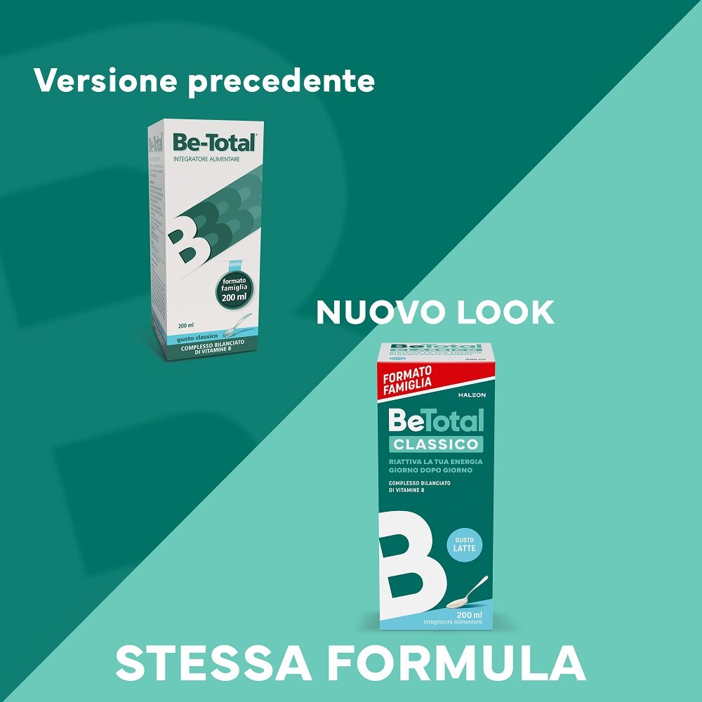 Be-Total Sciroppo Classico Energia per il corpo 200 ml