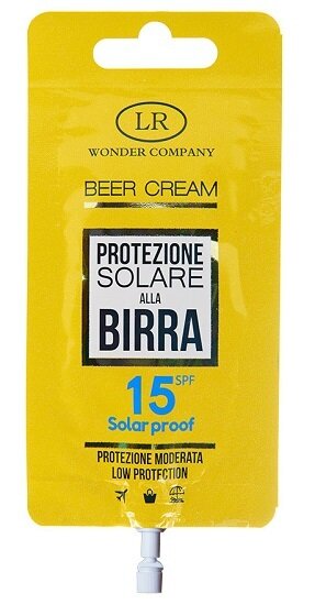Beer cream protezione solare medi alla birra spf 15 15 ml