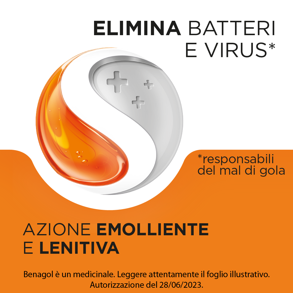 Benagol Pastiglie Vitamina C Gusto Arancia 36 Pastiglie