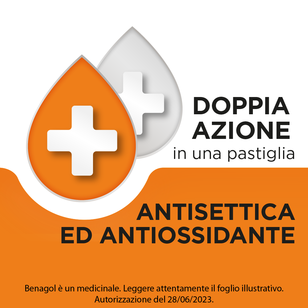 Benagol Pastiglie Vitamina C Gusto Arancia 36 Pastiglie