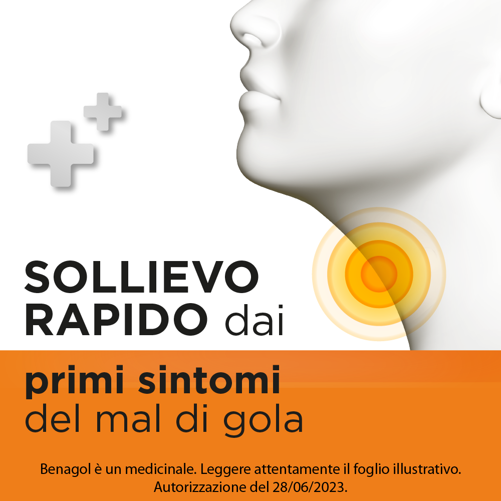 Benagol Pastiglie Vitamina C Gusto Arancia 36 Pastiglie