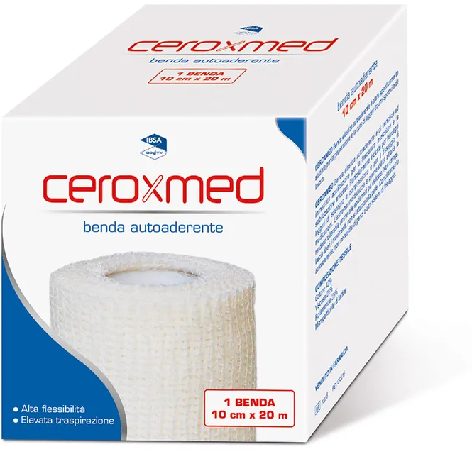 Benda elastica autoaderente ceroxmed 2000 x 10 cm 1 pezzo
