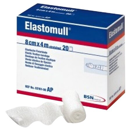 Benda elastica autoadesiva elastomull haft blu 8x400 cm