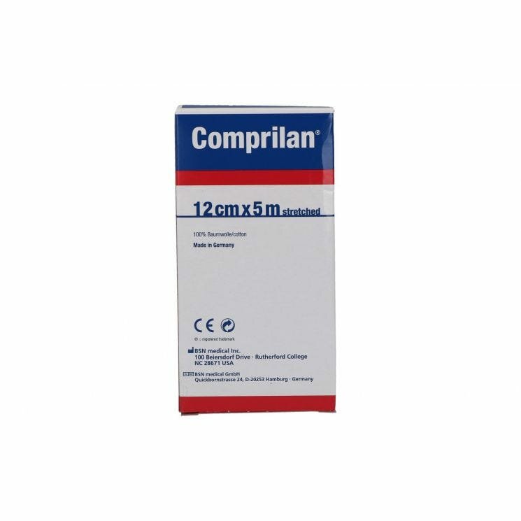 Benda elastica compressiva comprilan estensibilita' bassa sterile color pelle 12x500cm