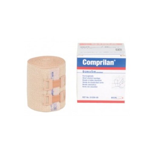 Benda elastica compressiva comprilan estensibilita' bassa sterile color pelle 6x500cm