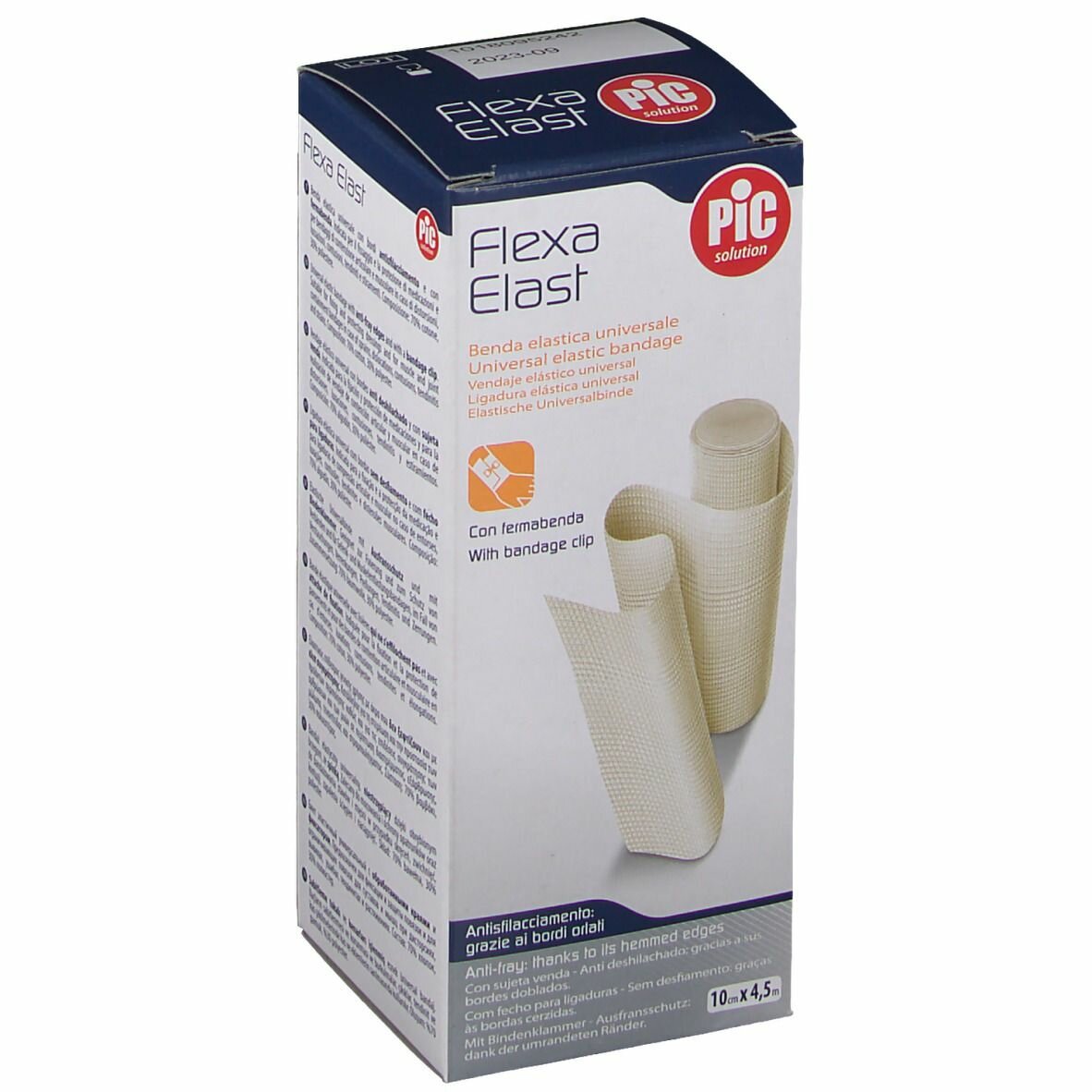 Benda elastica pic bianca 10x4,5m fustella