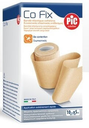 Benda elastica pic co fix autoadesiva 10x5cm medium astuccio