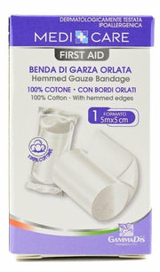 Benda medicare orlata cm 5x5 m medicare