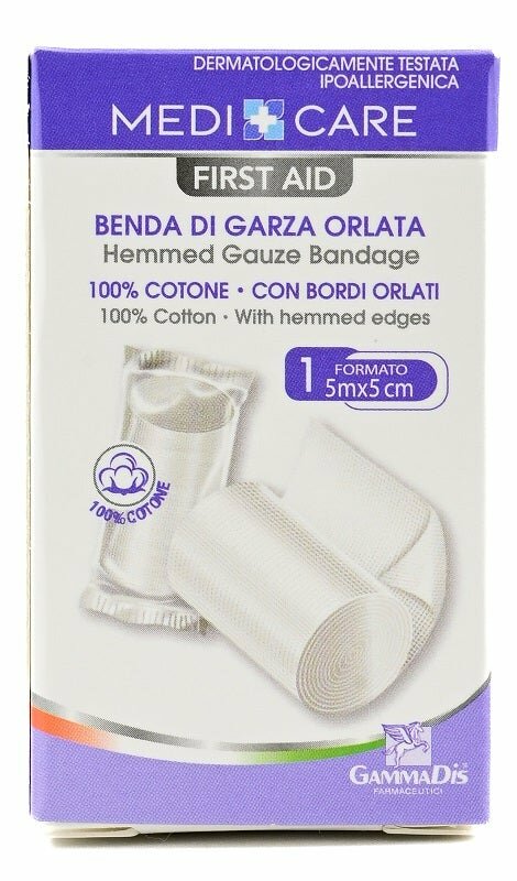Benda medicare orlata cm 5x5 m medicare
