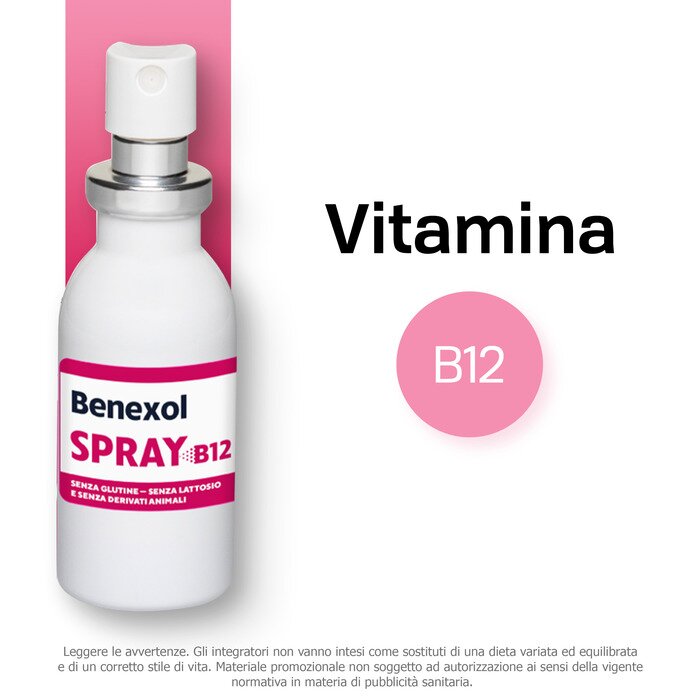 Benexol Spray Integratore Vitamina B12 Alto Dosaggio Flacone 15ml