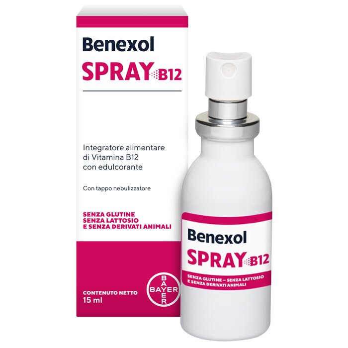 Benexol Spray Integratore Vitamina B12 Alto Dosaggio Flacone 15ml