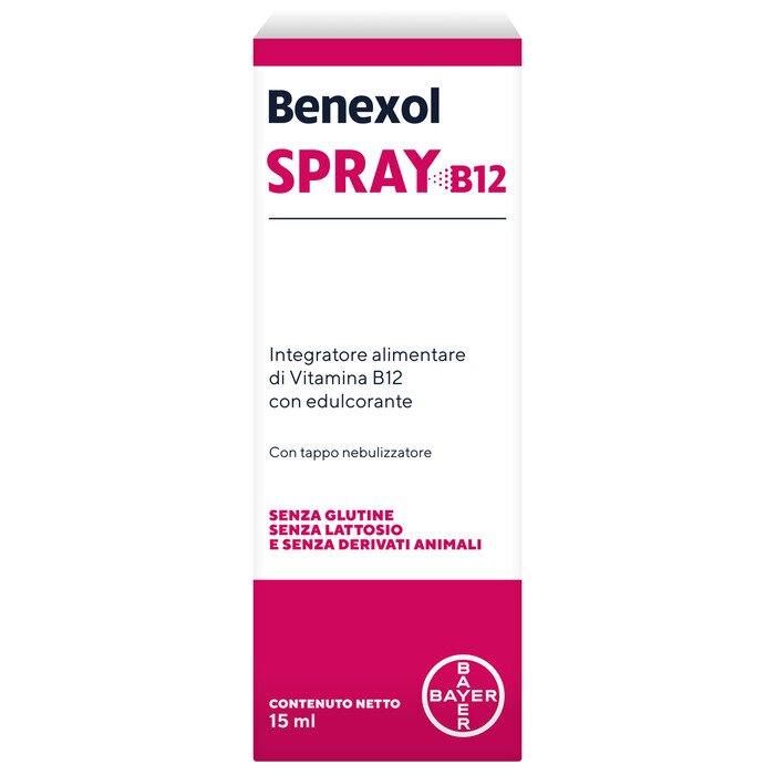 Benexol Spray Integratore Vitamina B12 Alto Dosaggio Flacone 15ml