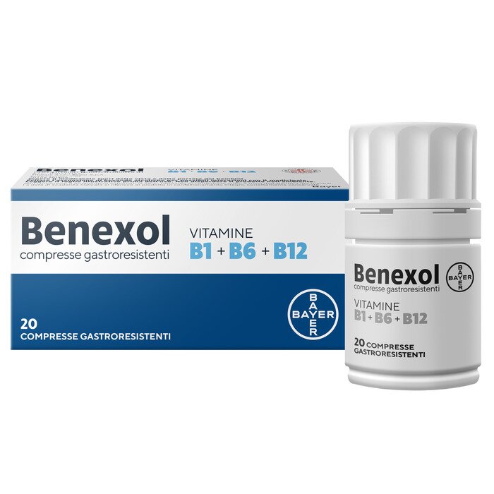 Benexol Trattamento per Carenza di Vitamine B 20 Compresse
