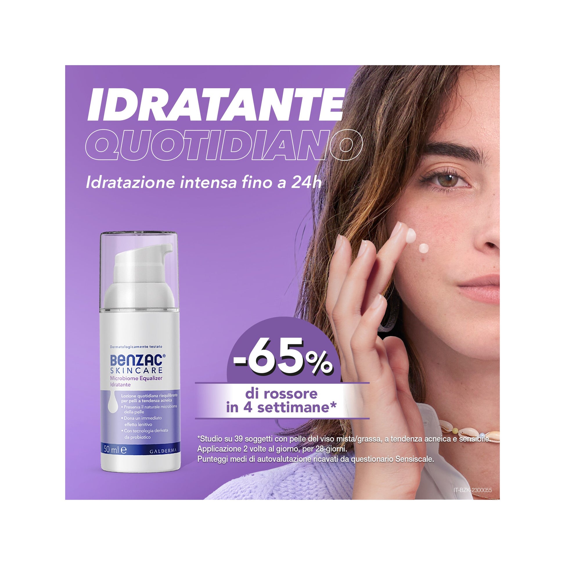 Benzac Skincare Microbiome Equalizer Lozione Pelle Acneica 50 ml