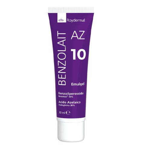 Benzolait AZ10 Emulgel per Pelle Grassa a Tendenza Acneica 30ml