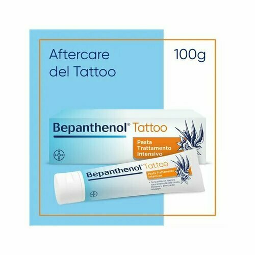 Bepanthenol Tattoo Pasta Trattamento Intensivo per Tatuaggio 100g