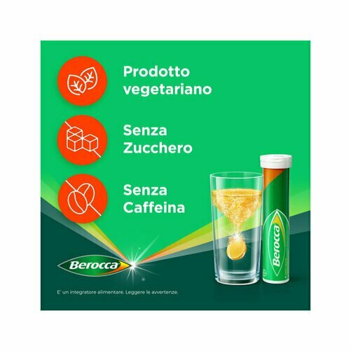 Berocca Plus Integratore Vitamine Minerali 15 Compresse Effervescenti