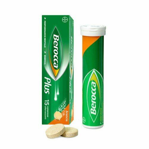 Berocca Plus Integratore Vitamine Minerali 15 Compresse Effervescenti