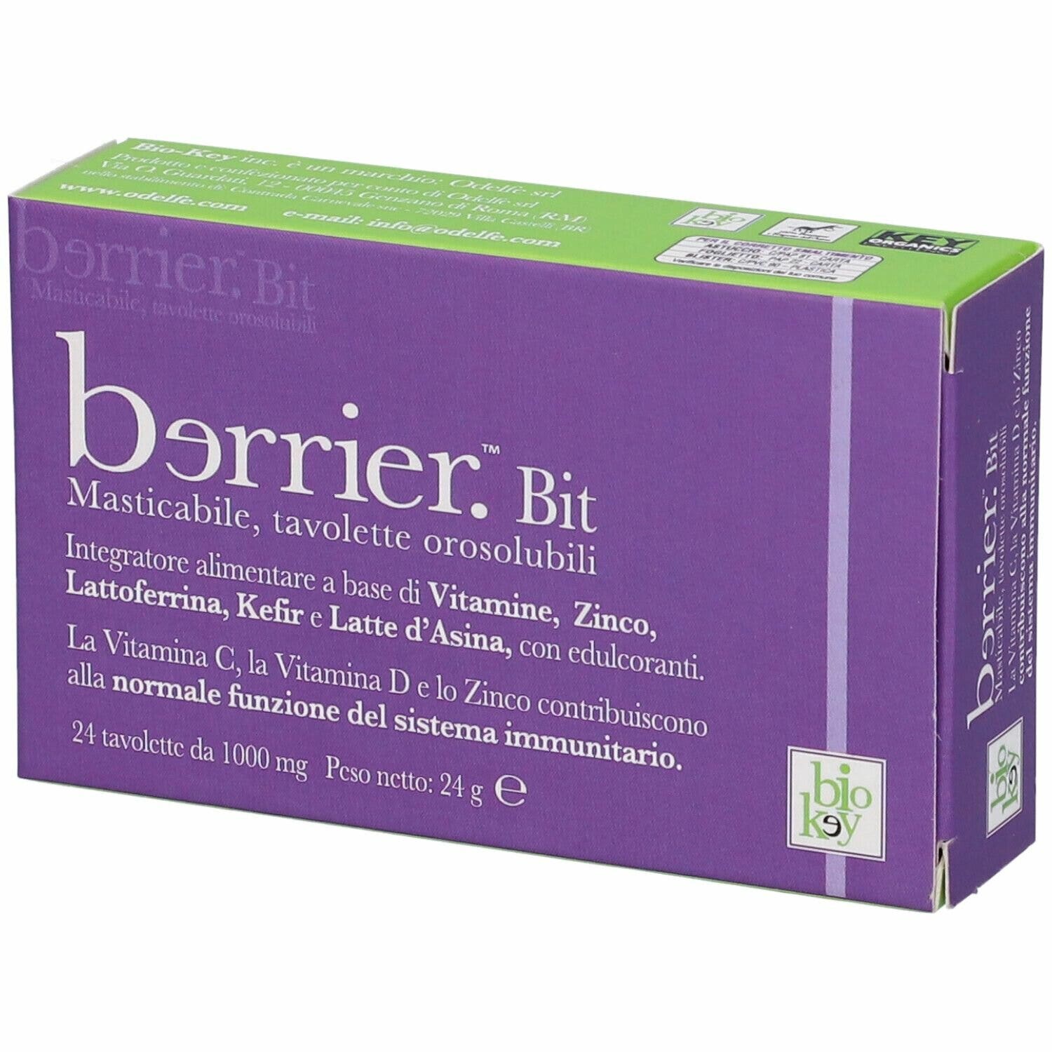 Berrier bit 24 compresse masticabili
