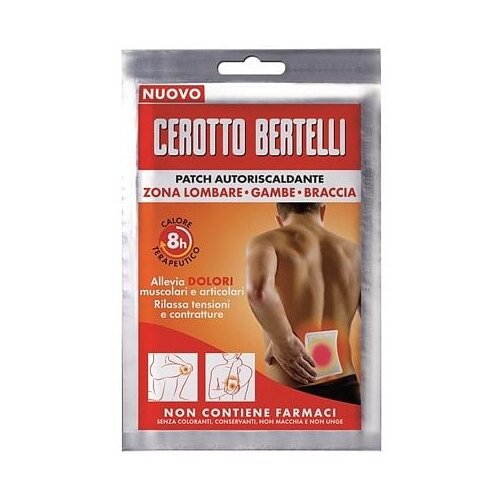 Bertelli cerotto autoriscaldante 2 celle 1 pezzo