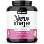 Bestbody new shape vegetale pasto sostitutivo gusto frutti di bosco 900g