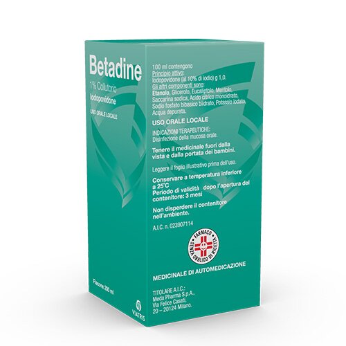 Betadine Collutorio Orale 1% Iodopovidone Flacone 200 ml