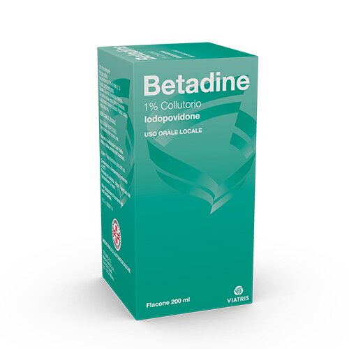 Betadine Collutorio Orale 1% Iodopovidone Flacone 200 ml