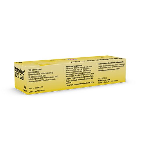 Betadine Gel Cutaneo 10 % Iodopovidone 100g