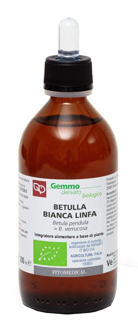 Betulla bianca linfa macerato glicerinato bio 200 ml