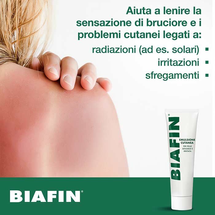 Biafin Emulsione Cutanea Pelle Sensibile e Irritata 100 ml