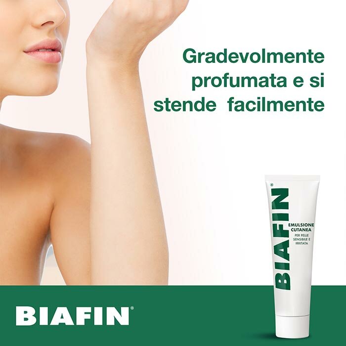 Biafin Emulsione Cutanea Pelle Sensibile e Irritata 100 ml