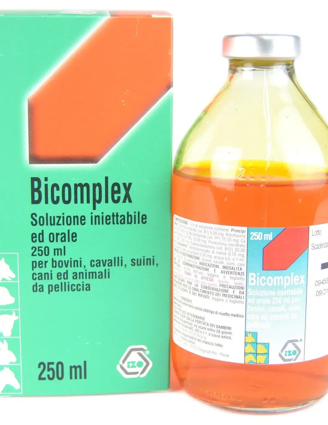Bicomplex ev intramuscolare sottocutaneo os soluzione 1 flacone 250 ml