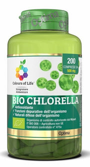 Bio chlorella 200 compresse colours