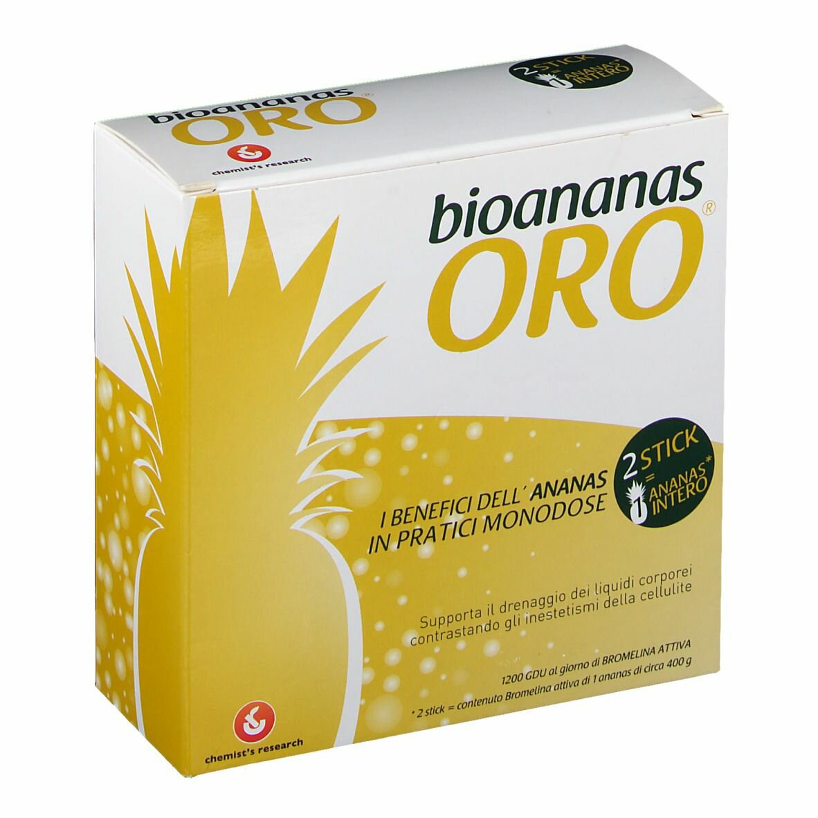 Bioananas oro 30 stick monodose