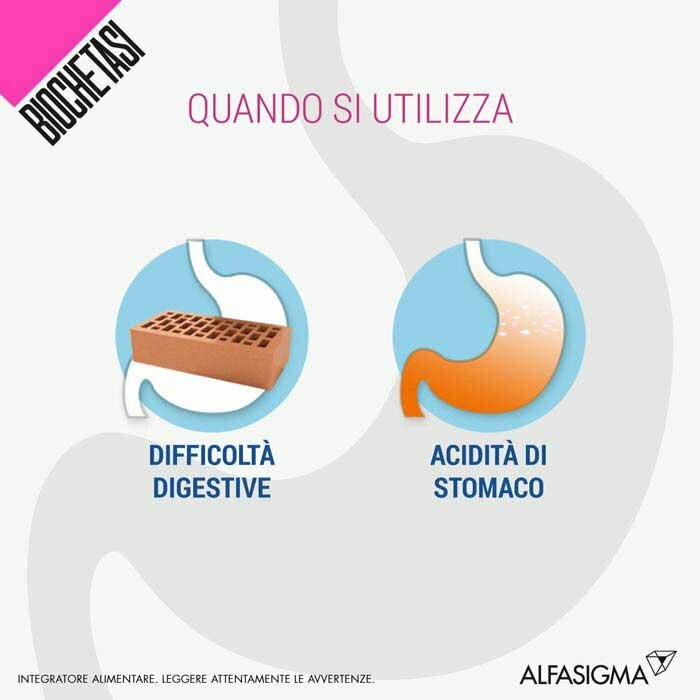 Biochetasi Digestione e Acidità 20 Compresse Masticabili limone