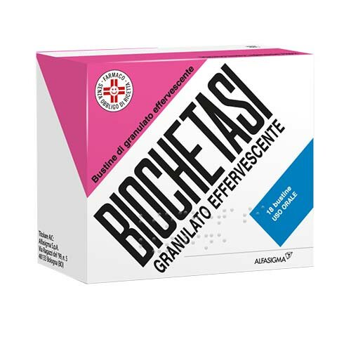 Biochetasi granulato effervescente antiacido 18 bustine