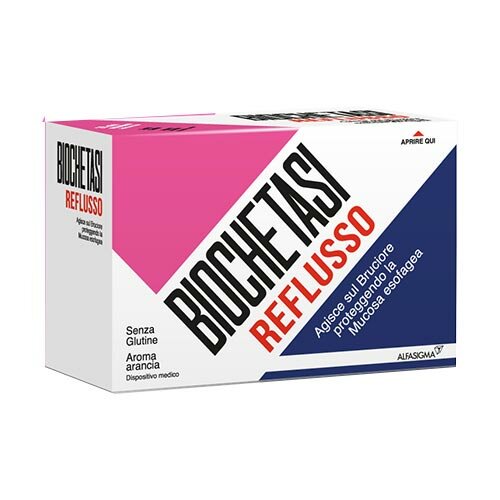 Biochetasi Reflusso Integratore Aroma Arancia 20 Stick