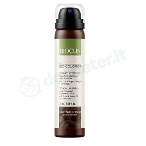 Bioclin Bio Colorist Spray Capelli Ritocco Castano Chiaro 75ml