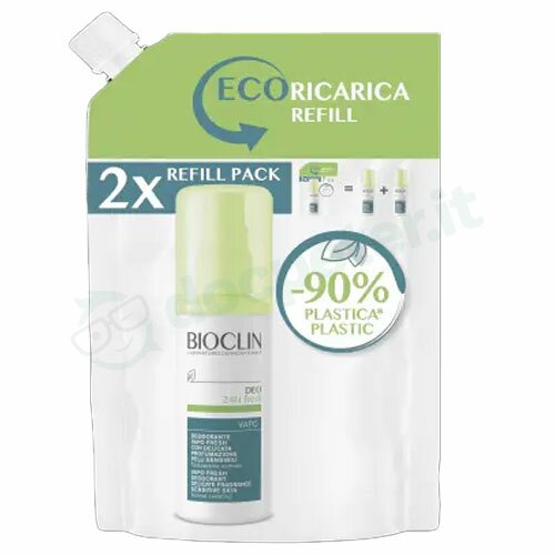 Bioclin Deodorante 24H Azione Idratante Ecoricarica 200 ml