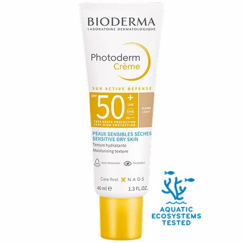 Bioderma Crème SPF50+ Teinte Claire Protezione Solare 40 ml