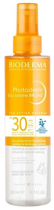 Bioderma photoderm acqua solare bronz viso corpo capelli 200ml spf30
