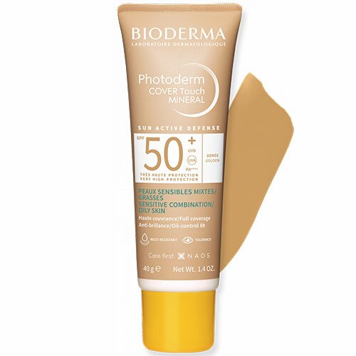 Bioderma Photoderm Cover Touch SPF 50+ Crema Solare Dorè 40 g