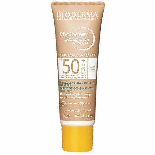 Bioderma Photoderm Cover Touch SPF 50+ Crema Solare Dorè 40 g
