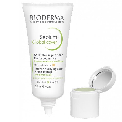 Bioderma Sébium Global Cover Trattamento Purificante 30ml+2g