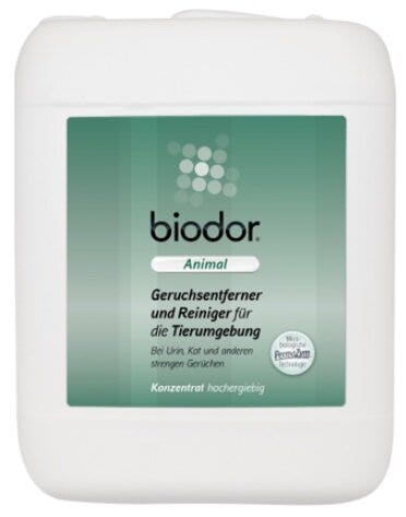 Biodor animal concentrato rimuovi odori/detergente ambiente animale 10 l