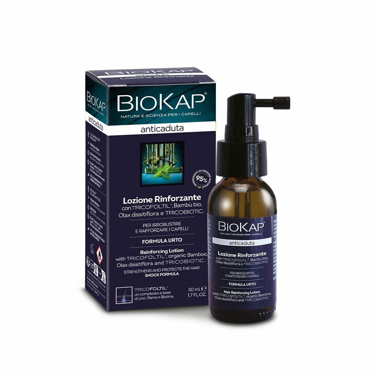 Biokap anticaduta lozione rinforzante tricobiotic 50ml