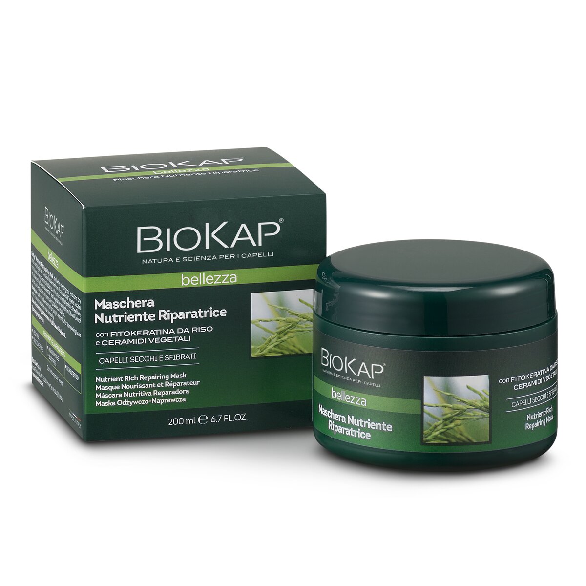 Biokap bellezza maschera nutriente riparatrice 200 ml