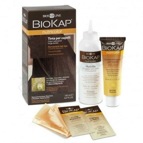 Biokap nutricolor 3,0 new castano scuro tinta tubo + flacone