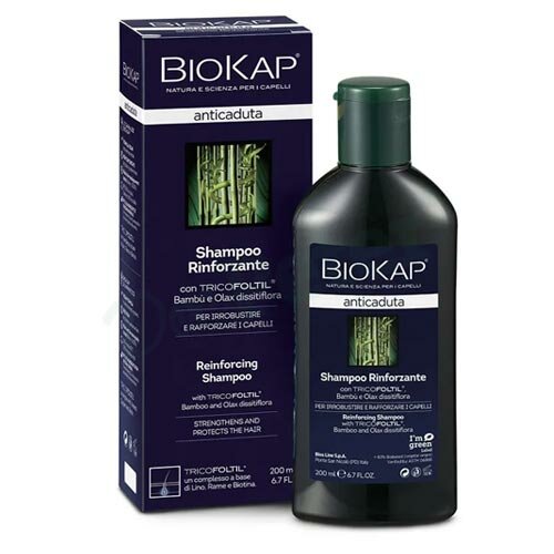Biokap shampoo rinforzante anticaduta con tricofoltil 200 ml