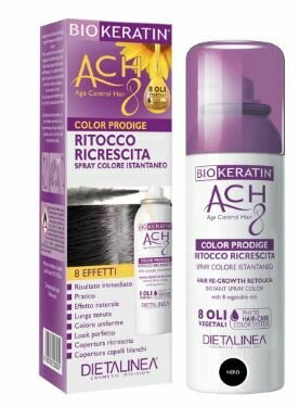 Biokeratin ach8 prodige ritocco ricrescita nero 75 ml dietalinea